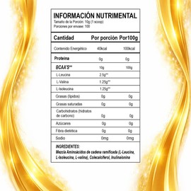 Aminoacidos Bcaas Nutri Gold 1kg Sabores