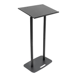 Gdrasuya10 Acrylic Podium 46.5" Tall Lectern Pulpit Desk Professional Podium Stand Large Luxury Church Pulpit Lectern Stand Conference Exhibition Speech Podium Platform,Angle Adjustable(Black)