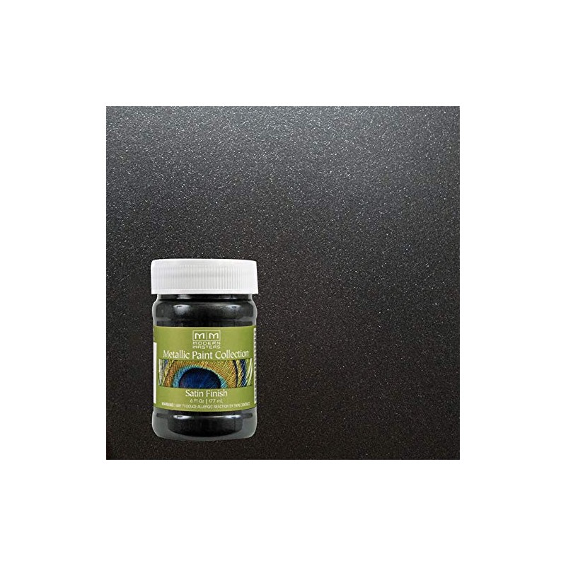 6 oz Modern Masters ME700 Black Pearl Metallic Paint Collection,