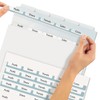 Avery 12449 Index Maker Translucent Dividers, 5-Tabs/Clear, Letter, 5 Sets/PK