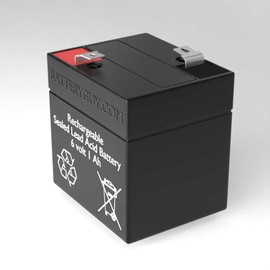 BatteryGuy American Edwards AS40 Infusion Pump 6V 1.0Ah SLA battery - BatteryGuy brand equivalent (rechargeable)