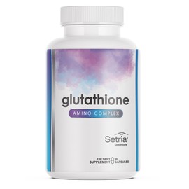 Glutathione Amino Complex High Absorption Antioxidant with Setria®, NAC & BioPerine® – Supports Anti-Aging, Energy, Liver Detox & Immune Health – 90 Capsules (Pack of 1)