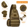 HUNTVP Tactical Military Chest Bag Molle Crossbody Shoulder Sling Pack