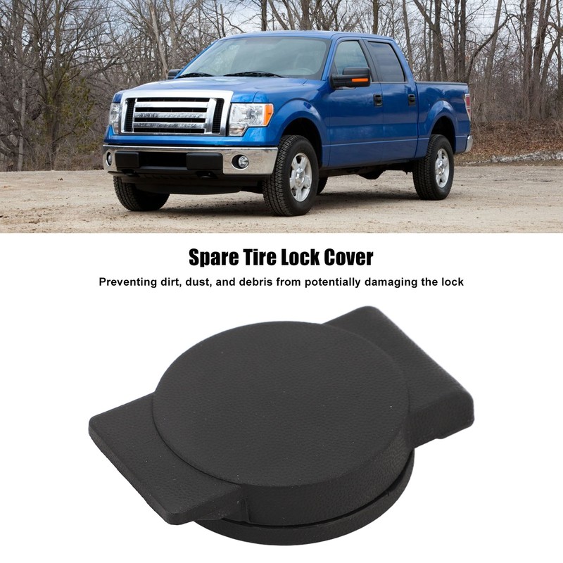 Rear Bumper Spare Tire Lock Cover ABS Plastic Wear Resistance