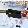 Guiseapue Pram Organiser with Cup Holder, Large Capacity Stroller Organiser