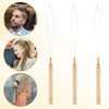 3 Pcs Hair Extension Tools, Hair Beader Tool, Threader Pulling