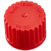 neoLab E-1679 Screw Caps GL 25 Polypropylene Closed Red (Pack