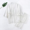 OWLONLINE Men's Japanese Kimono Loose Casual Home Pajamas Nightwear Size
