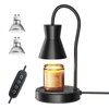 Candle Warmer Lamp, Electric Candle Lamp Timer and Dimmer Candle