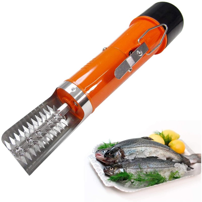 Powerful Electric Fish Scraper Cordless Fish Scaler Cleaner Automatic Fish