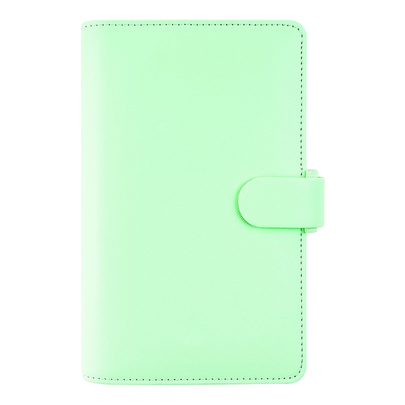 Filofax Saffiano Organizer, Personal Compact Size, Neo Mint - Cross-Grain,