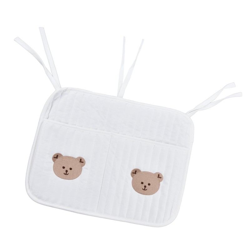 Crib Organizer Hanging Cute Patterns Soft Cotton Practical Storage Supplies