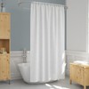 Curoayood Shower Curtain for Bathroom,Machine Washable Light Weight Fabric Woven