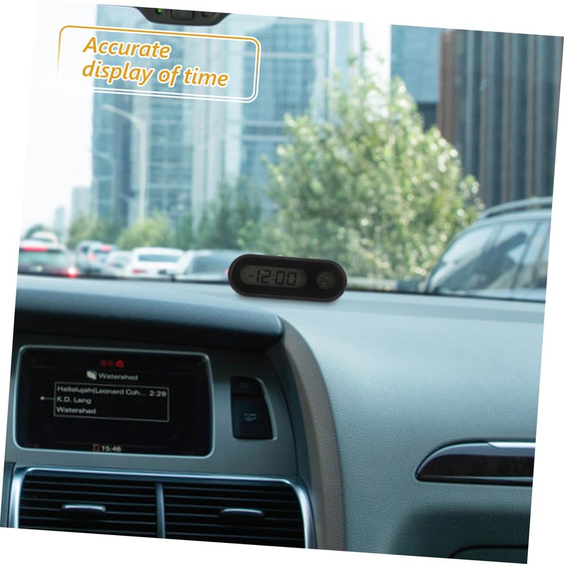 MAGICLULU Small Digital Clock with Backlight Clock for Temperature Display