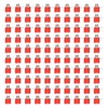 100Pcs 4mm Banana Plug Socket Binding Post Cross Connector Plug