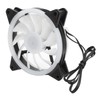 3Pcs Computer Chassis Cooling Fan Mute 6‑Pin Dual RGB Lights