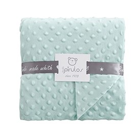 Bimbi Double Sided Blanket 80X110 640 Dots 051 56 Mint/Ment Blanket - Unisex