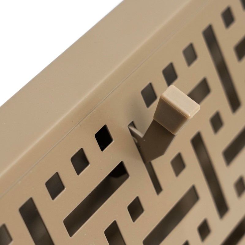 Fits 18" Baseboard Space | Corner Baseboard Register by Handua