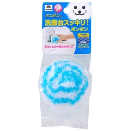 Battle Industrial Bath Bon The Refreshing Lavatory Pom Pom Anti-Bacterial Blue 1 Case 3-Pack, 178858