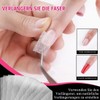 60pcs Silk Fiberglass Nail Extensions Silk Fiberglass Gel Set Nail