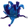 Blue & Purple Light Up Jester Hat with Bells