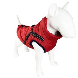 Dog Cold Weather Coat (Red, X-Small)