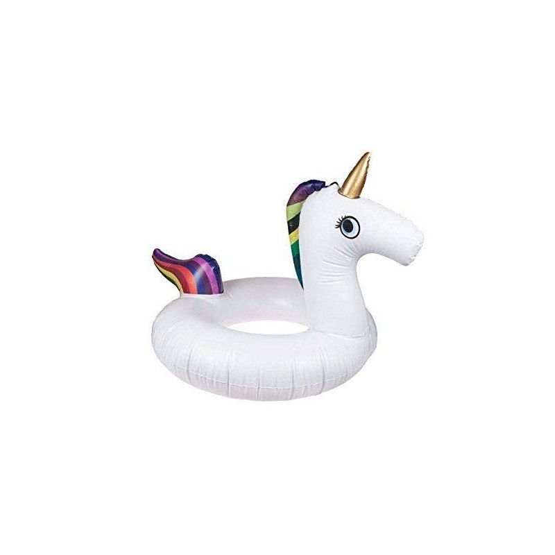 PMS 36" GIANT UNICORN DESIGN SWIM RING IN STRONG PP