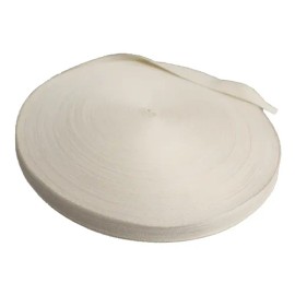 Cinta Palmita Algodón 20mm Crudo Rollo 100m Inzaboton Indumentaria