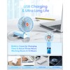 Portable Handheld Mini Fan Rechargeable: Small Hand Personal Foldable Fans