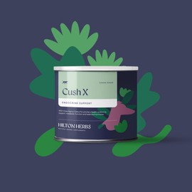 Hilton Herbs Cush X Natural Dog Supplement. 100% Natural Ingredients. Normal Adrenal Gland Function & Support. Adrenal Dependant Hormonal Issues. 60 g, packaging may vary