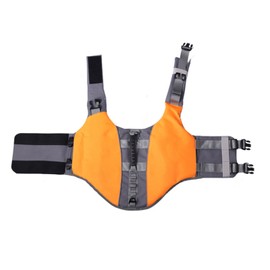 Dog Life Jacket Adjustable High Visibility Lightweight Pet Life Vest Comfortable Dog Safety Vest for Swimming Orange S