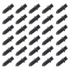 Topkidame 30pcs Double End Xmas Tree Retainer Clip Fastener 11/32"