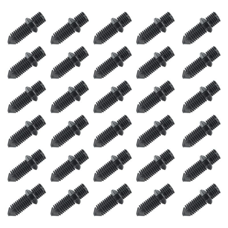 Topkidame 30pcs Double End Xmas Tree Retainer Clip Fastener 11/32"