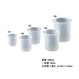 As One PP Beaker 16.9 fl oz (500 ml) /2-3954-04