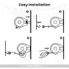 Washing Line Retractable Wall-Mounted Double Clothes Drying Line, Heavy Duty