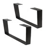 Osring 6 Inch Coffee Table Legs U-Shaped, 2pcs Solid Steel