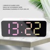 LED Clock Dual Mode Auto Dimming Temperature Display Snooze Function