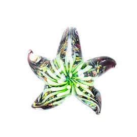 Paracord Planet Glass Starfish Pendants Available in Various and Unique Colors (Blue "Osiris")