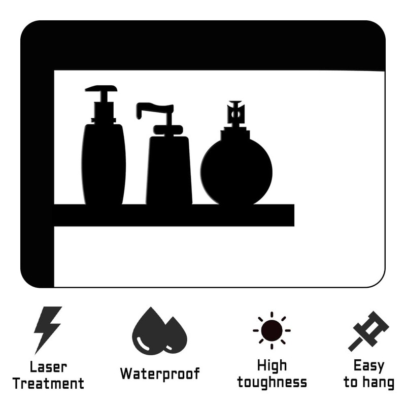 XORT Bathroom Signs Metal Wall Decor, Metal Bathroom Wall Art,