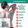 Healthergize Strong Cream Large 4 Ounce-Pain, Muscle, Knees, Back, Joints,