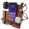 Gift for Men - Docking Station - Wooden Desk Organiser