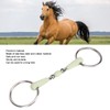 Ezweiji Horse Mouth Bit Apple Flavour Professional Stainless Steel Snaffle