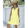 Luvamia Summer Dresses for Women - Denim Dress in Lime