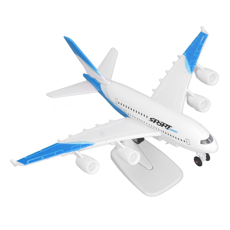 Alloy Airplane Model Aircraft Model 5 Lights Passenger Jet Toy