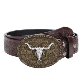 BELTROAD Western Belts for Men Cowboy Belt Women Vintage Cowgirl Men's Country Belt for Jeans Christmas Belts Gifts