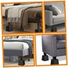 Ciieeo 4pcs Furniture Riser Blocks for Bed Frame Table Elevation
