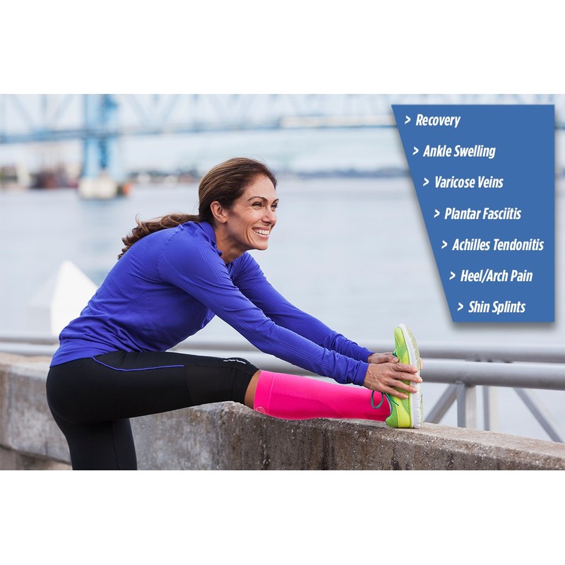 OrthoSleeve Compression Socks 20-30mmHg with Plantar Fasciitis Support - X-Large