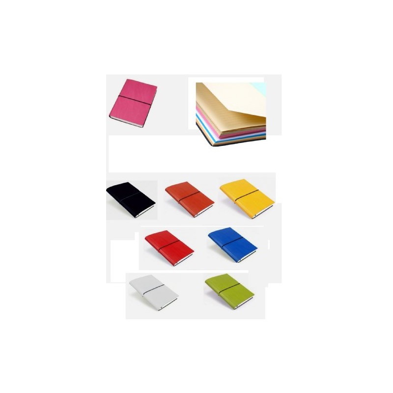 CIAK 9 x 13 cm-ligné Multi-Coloured/Pink