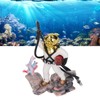 Diver Fish Aquarium Ornament Diver Air Action Aerating Diver Aquarium