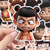 Nezha & Ao Bing Cartoon DIY Stickers - 80 PCS